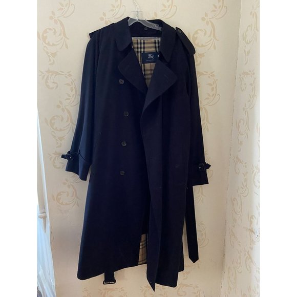 Men's Size 44 Burberry Nova Check Wool Lined Trench coat
